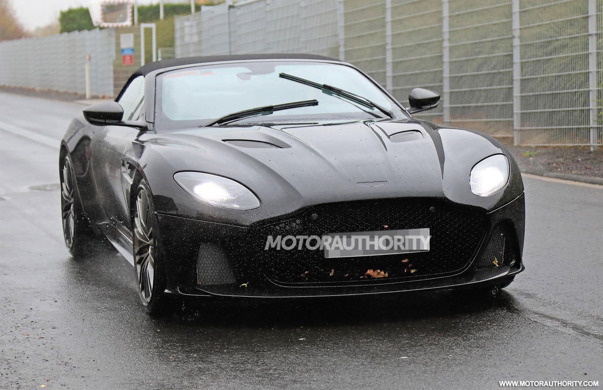 2020 Aston Martin DBS Superleggera Volante spy shots and video