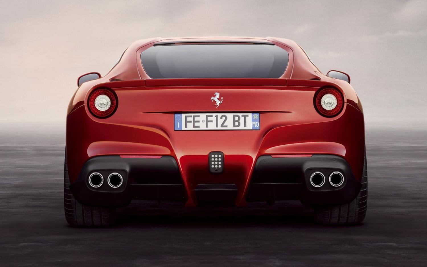 2012 FERRARI F12BERLINETTA REAR HD WALLPAPER