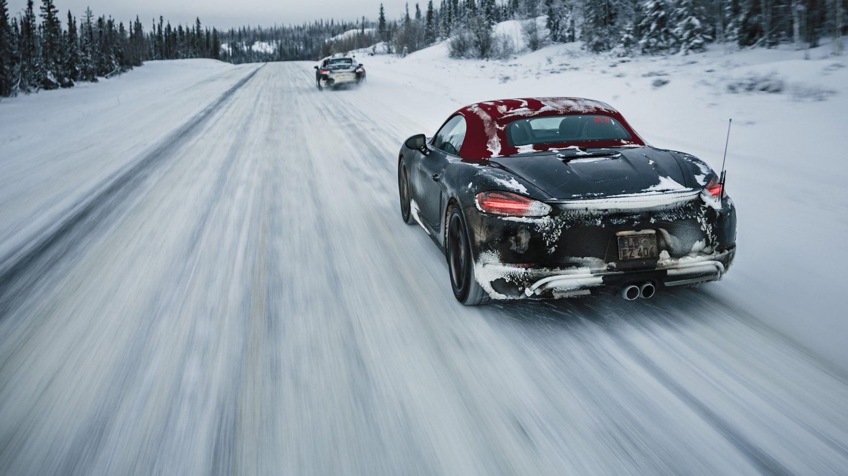 New Porsche 718 Boxster first