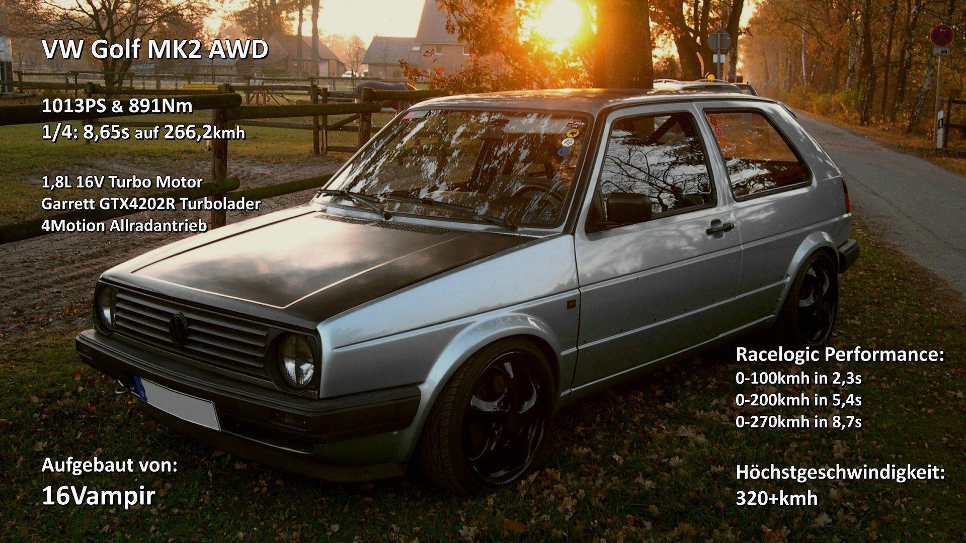 VW Golf MK2 AWD