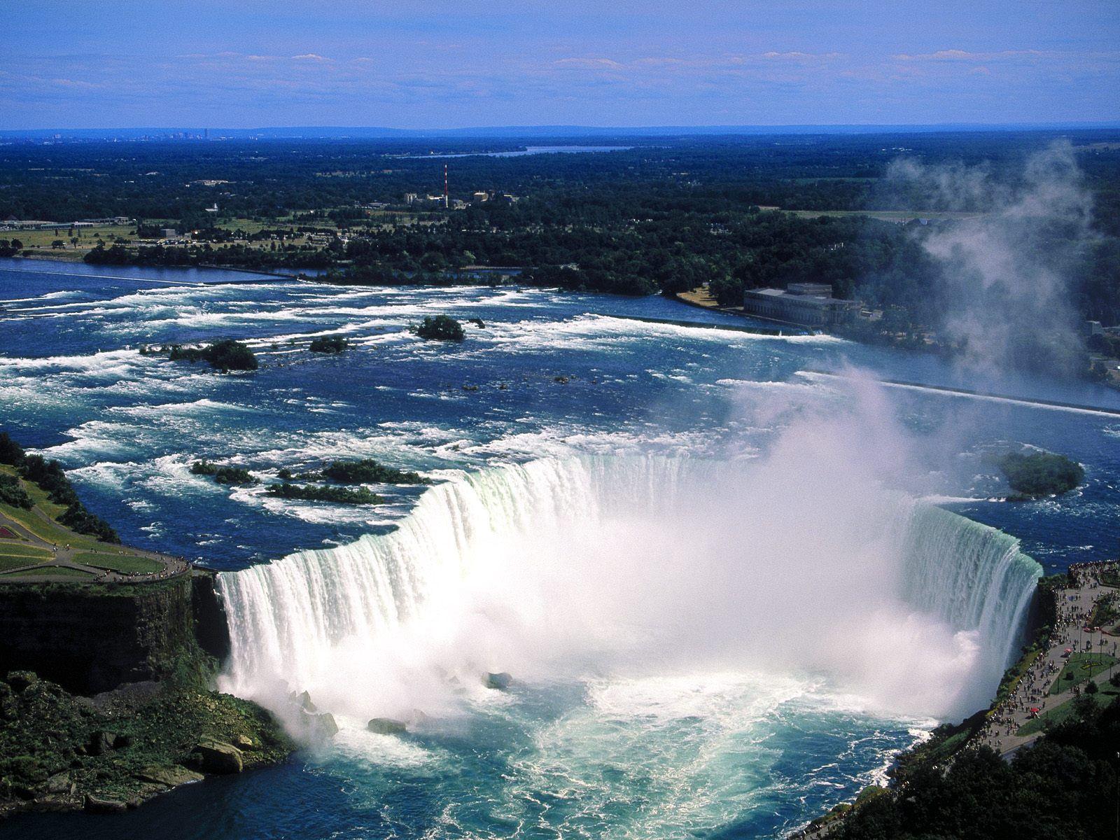 Aerial View of Niagara Falls, Ontario, Canada wallpapers