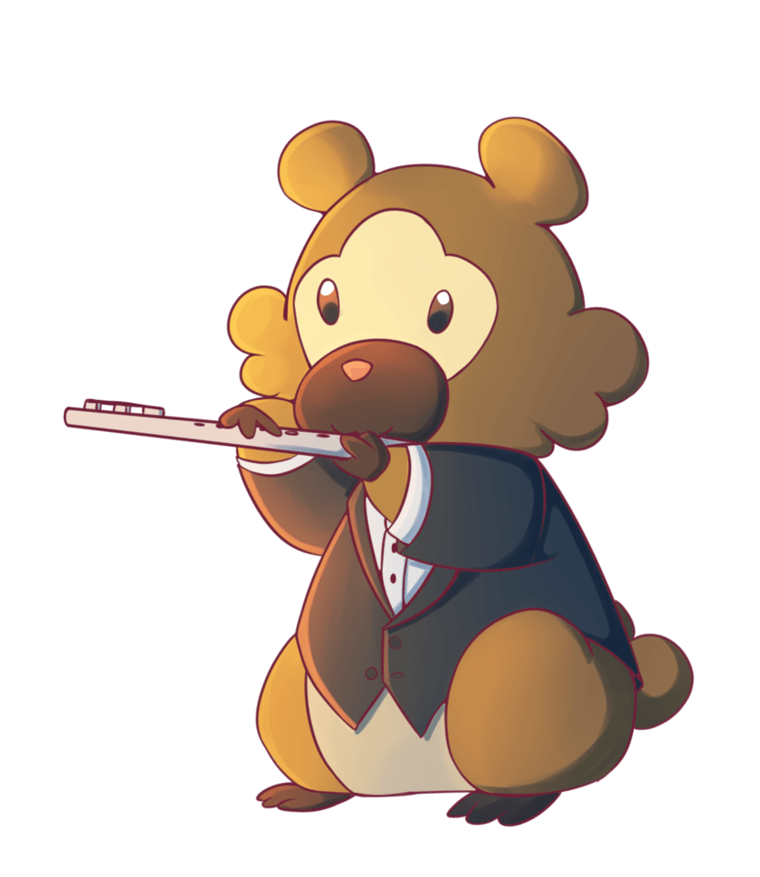 Bidoof In Tuxedo by ThaIssing