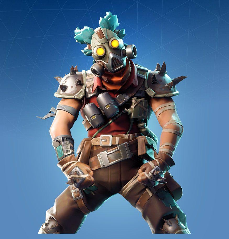 Ruckus is a Rare Fortnite Outfit from the Wasteland Warriors set