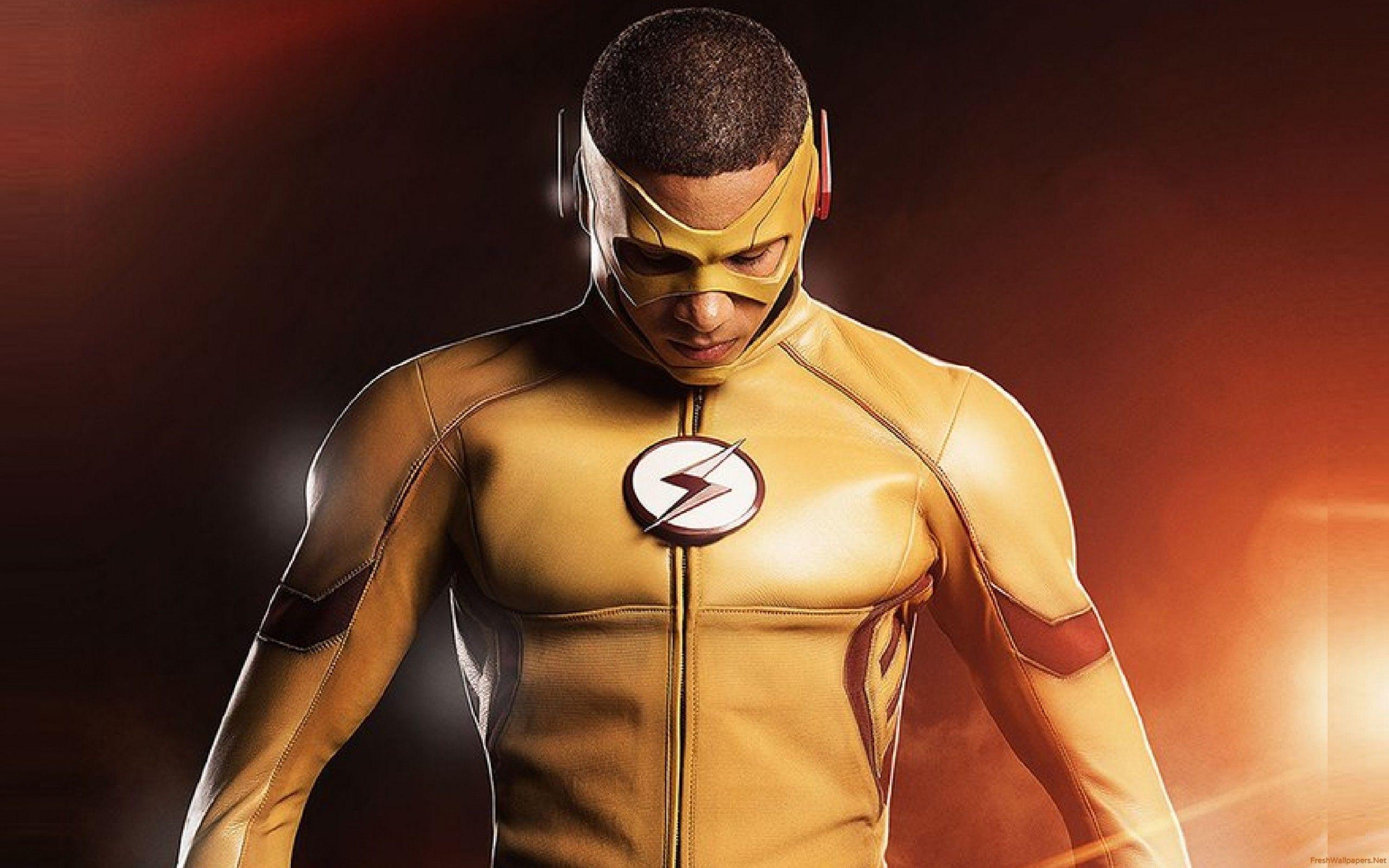 Kid flash in flash season 3 wallpapers