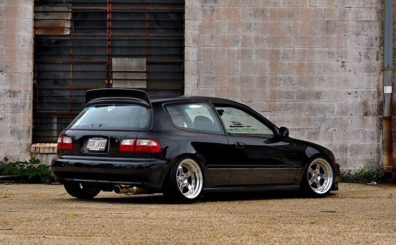 Picture Honda Civic eg6 Stance BellyScrapers Low CCW Black Cars