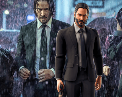 John Wick skin Fortnite wallpapers