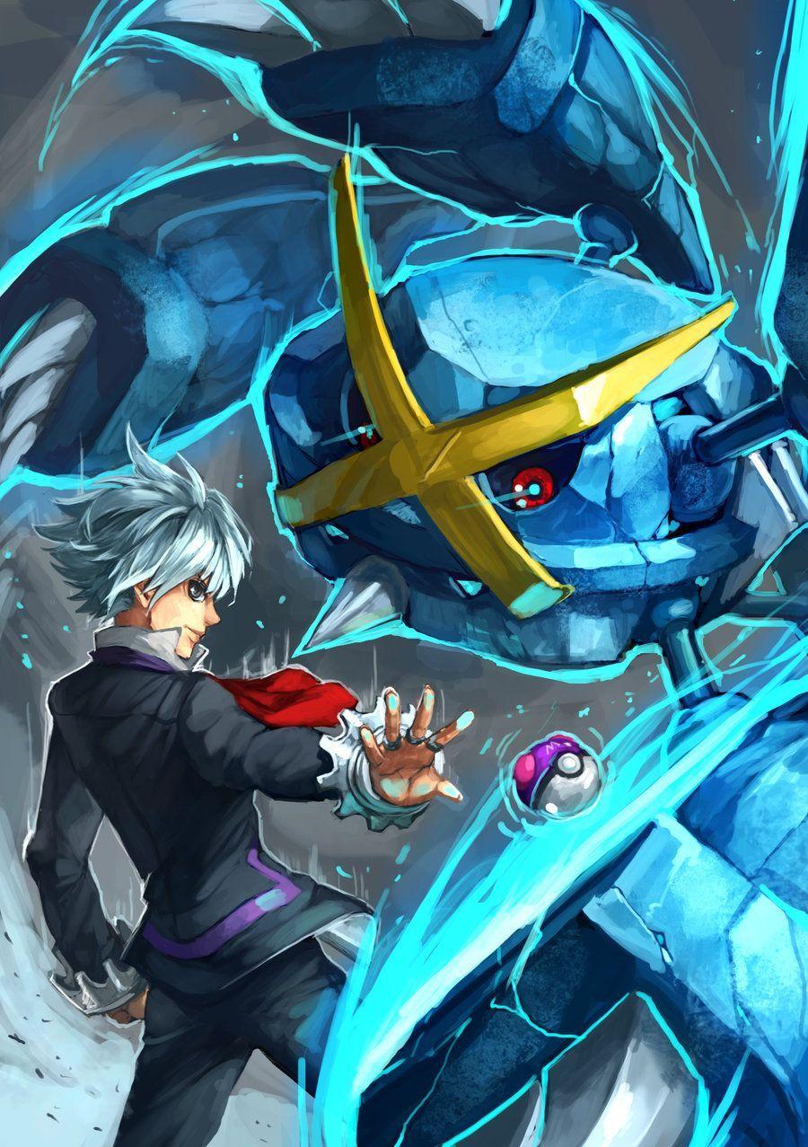 Pokemon : Steven and Mega Metagross by Sa