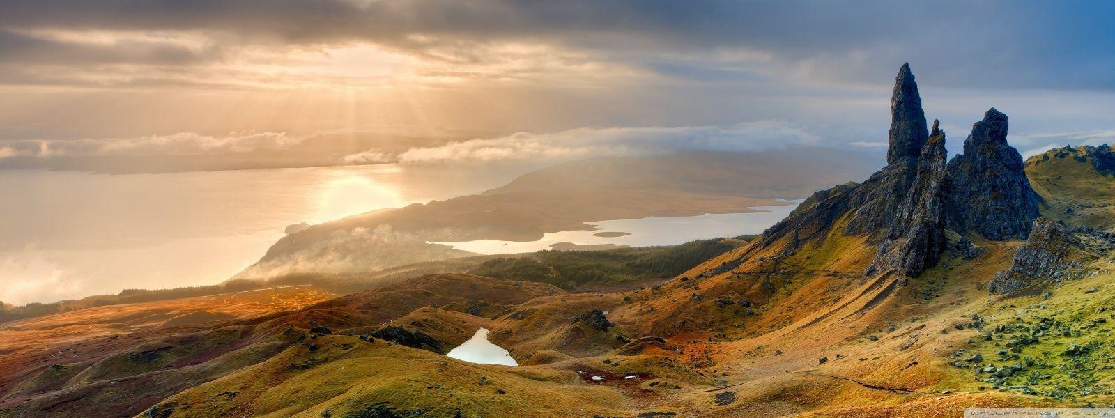 The Storr Hill Panorama Scotland Wallpapers