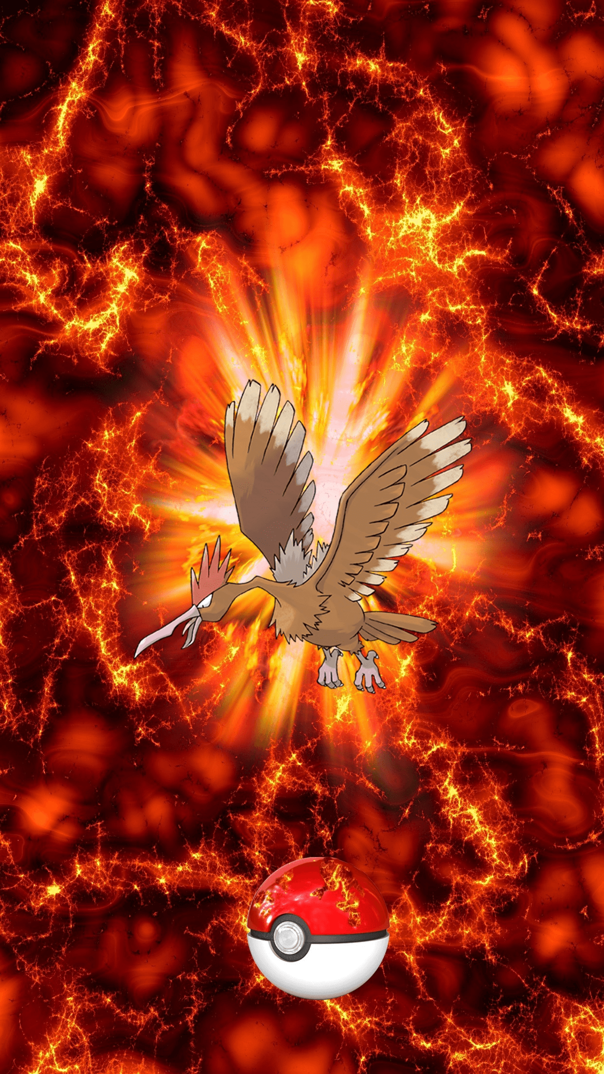 022 Fire Pokeball Fearow Onidrill Spearow