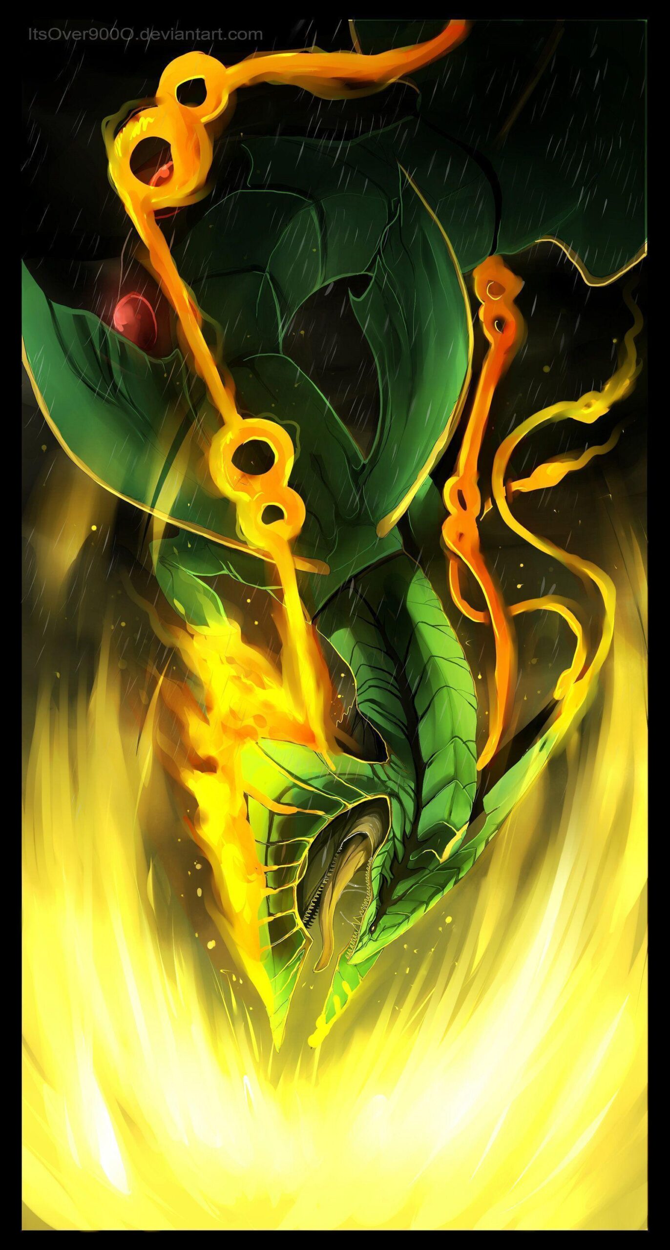 Mega Rayquaza: Dragon Ascent by ItsOver900O.deviantart on