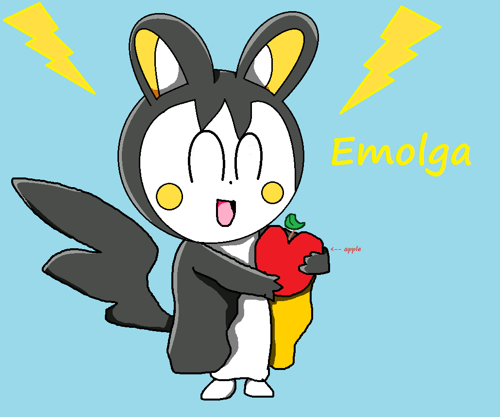 pokemon gambar Emolga drawing HD wallpapers and backgrounds foto