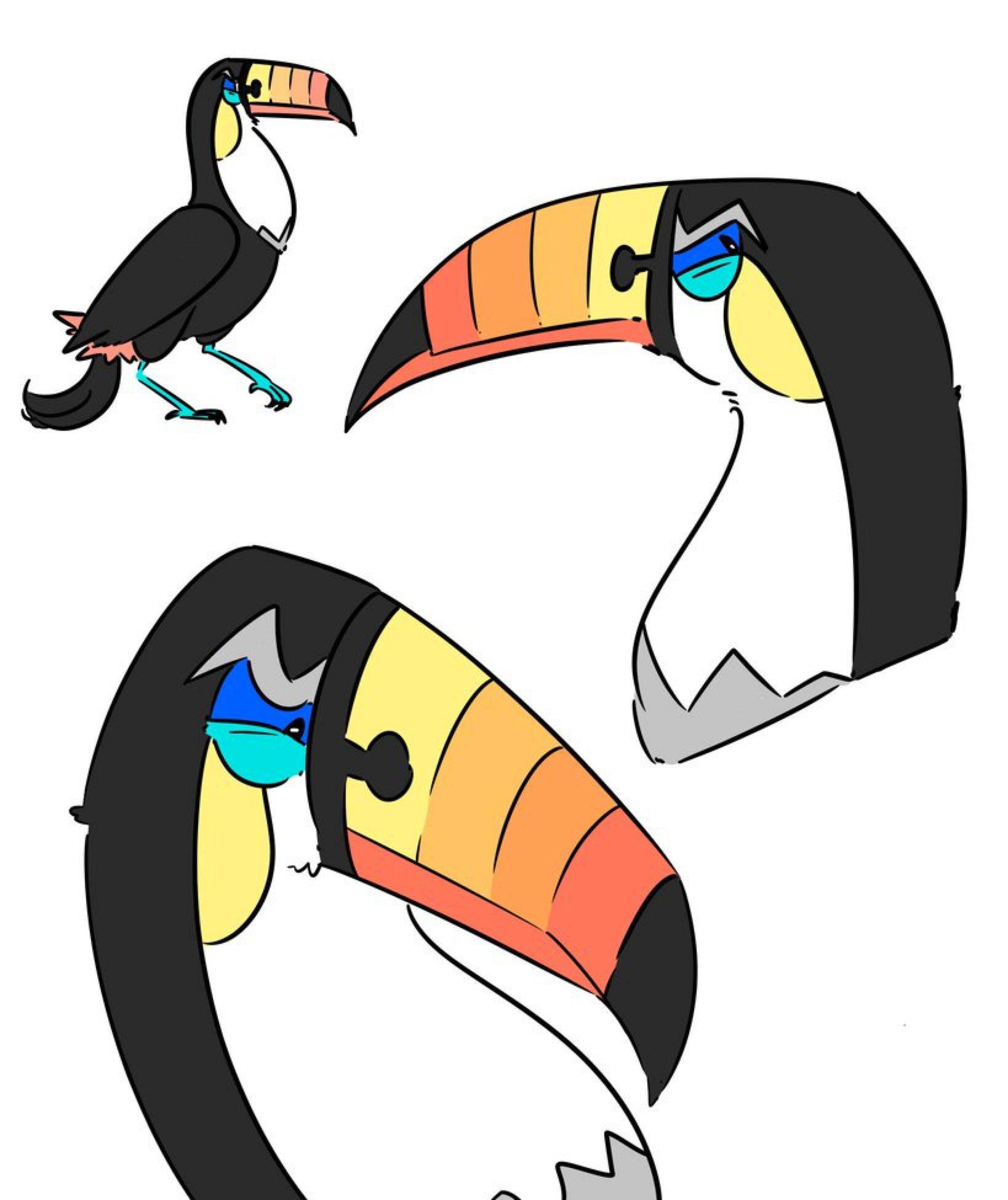 Toucannon Doodles by OwlCreme on @DeviantArt