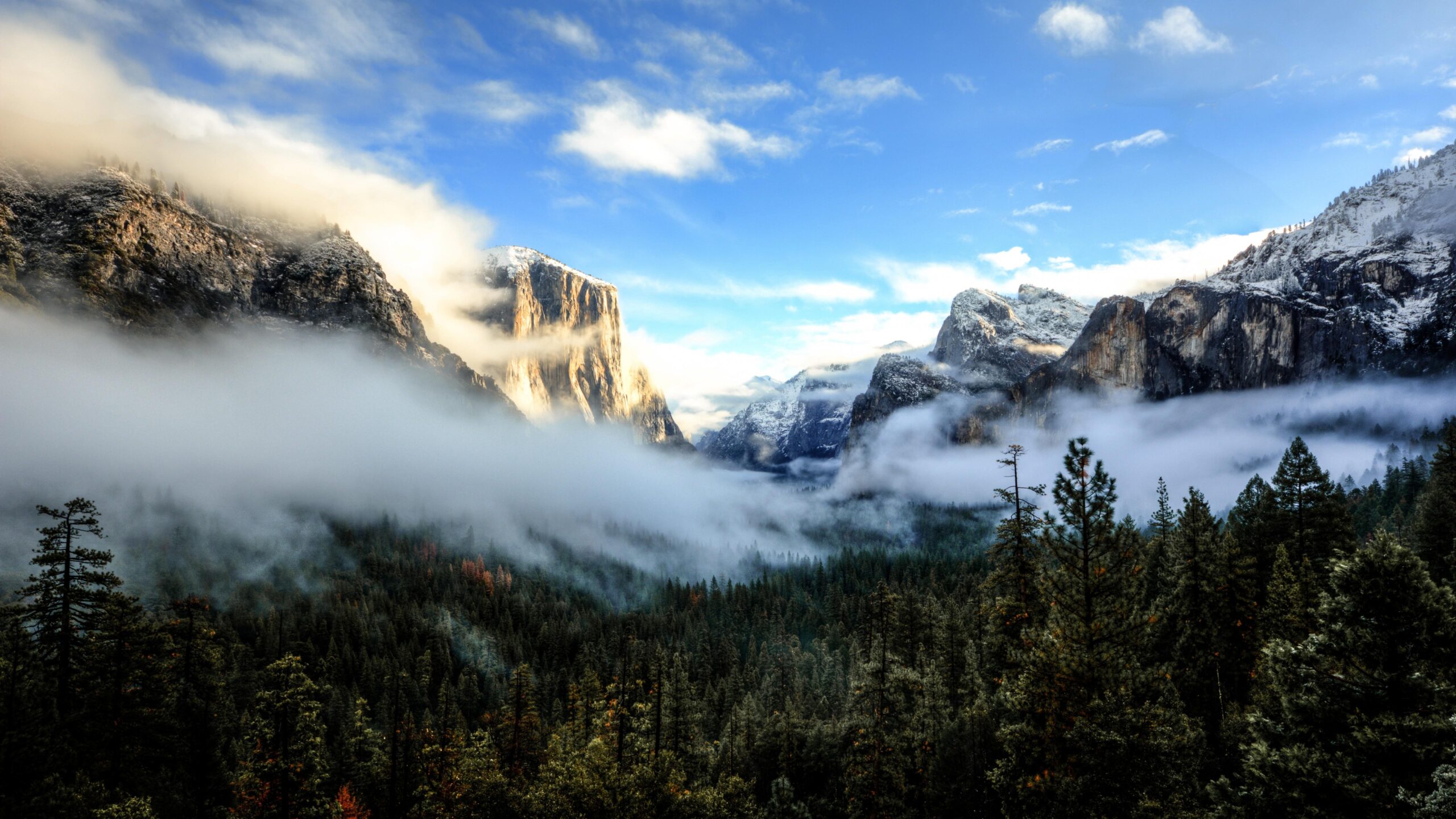 Wallpapers Tunnel View, 5k, 4k wallpaper, 8k, Yosemite, CA, Sunset