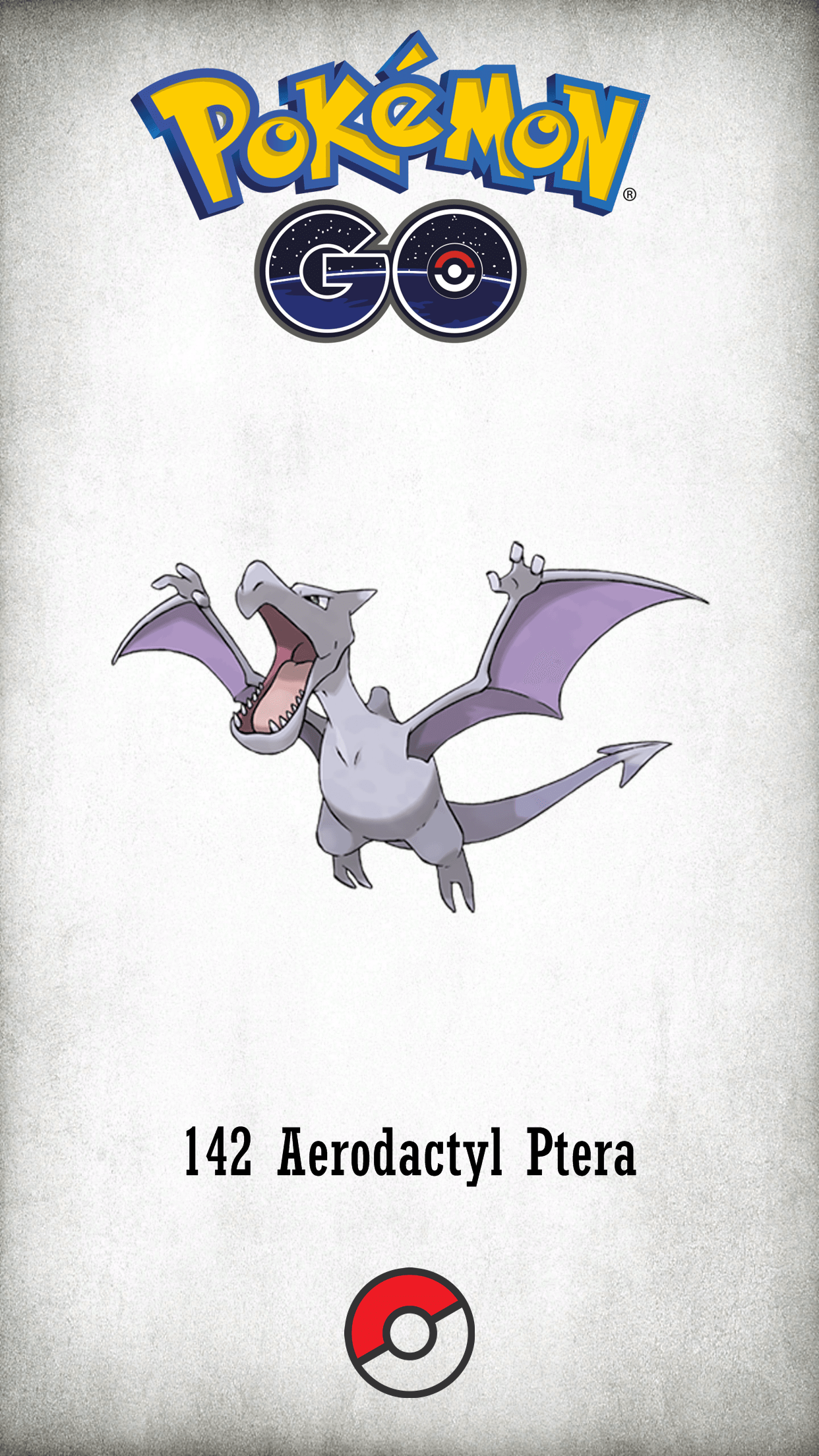 142 Character Aerodactyl Ptera