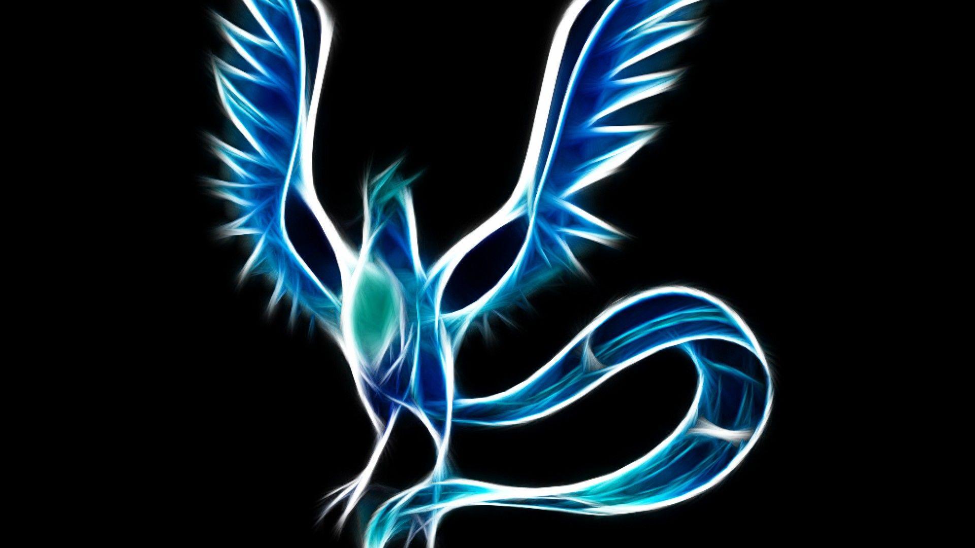 ScreenHeaven: Articuno Pokemon black backgrounds desktop and mobile