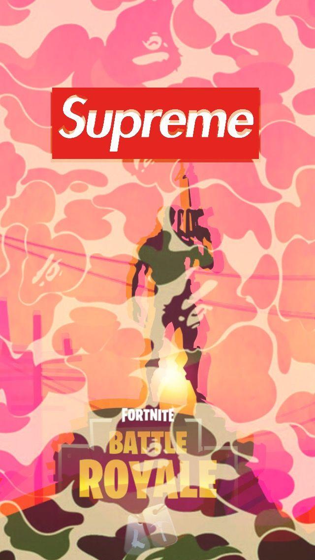 Supreme Fortnite wallpapers