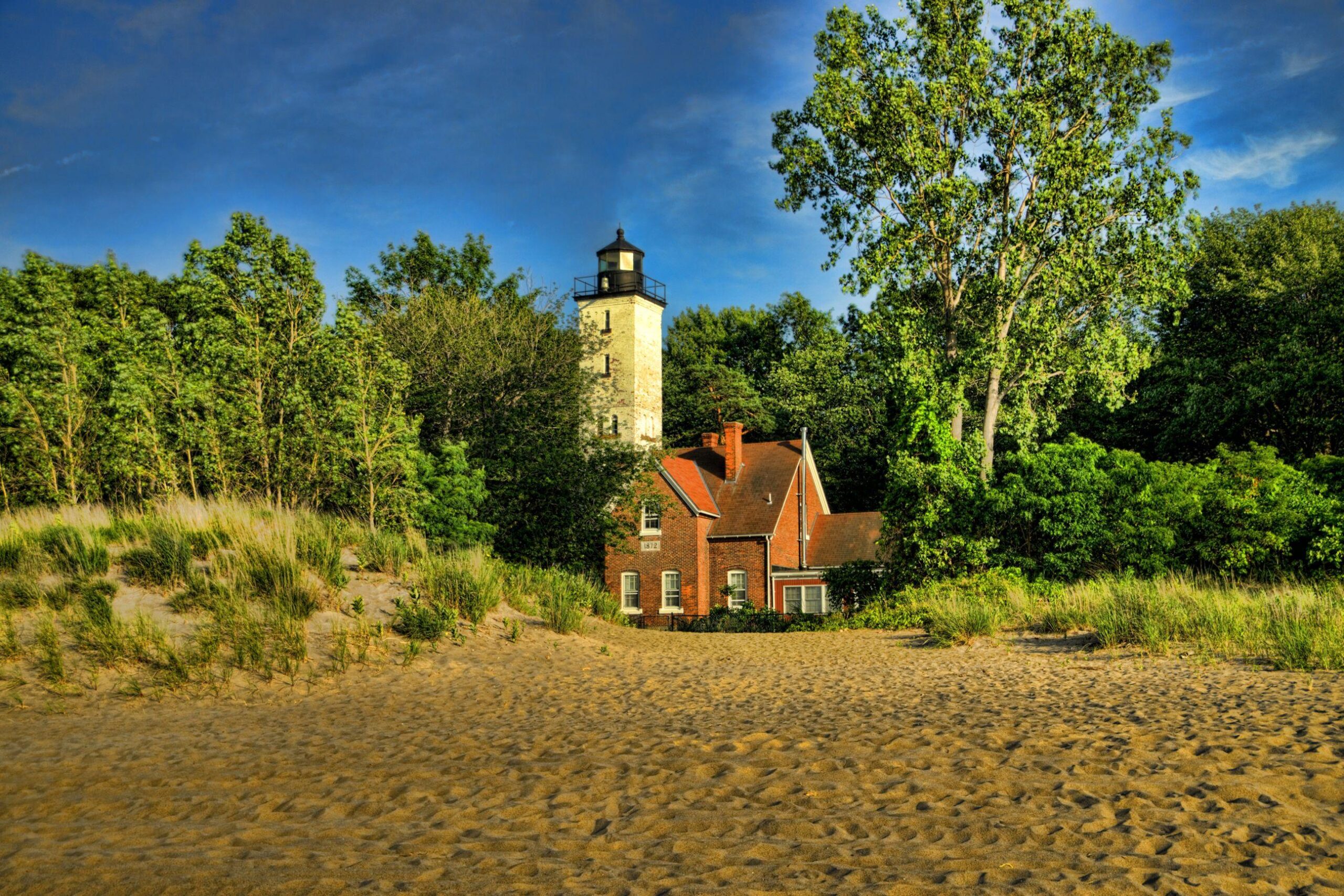 USA Presque Isle Pennsylvania Nature Lighthouses