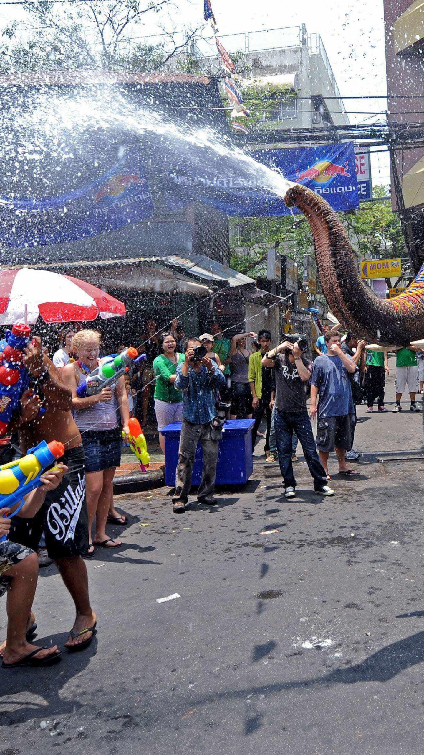 Wallpapers Songkran, Thai New Year, Thailand, Water Festival