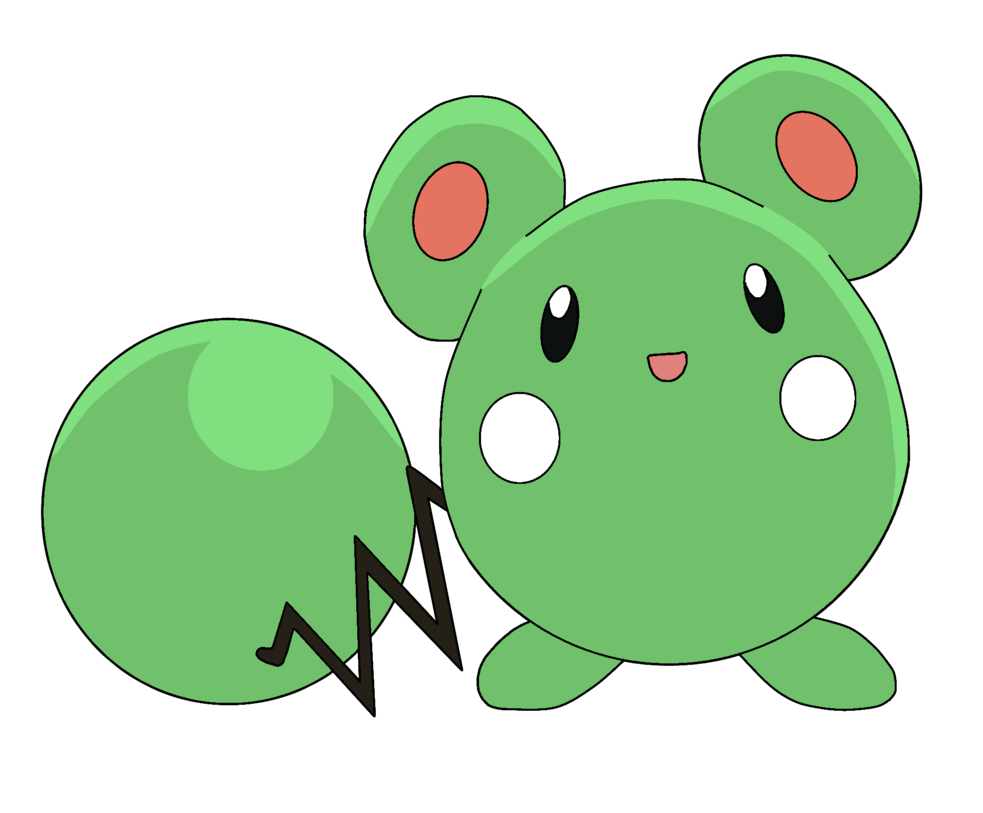 Pokemon Azurill 298 Lineart Farbig Shiny by WallpaperZero