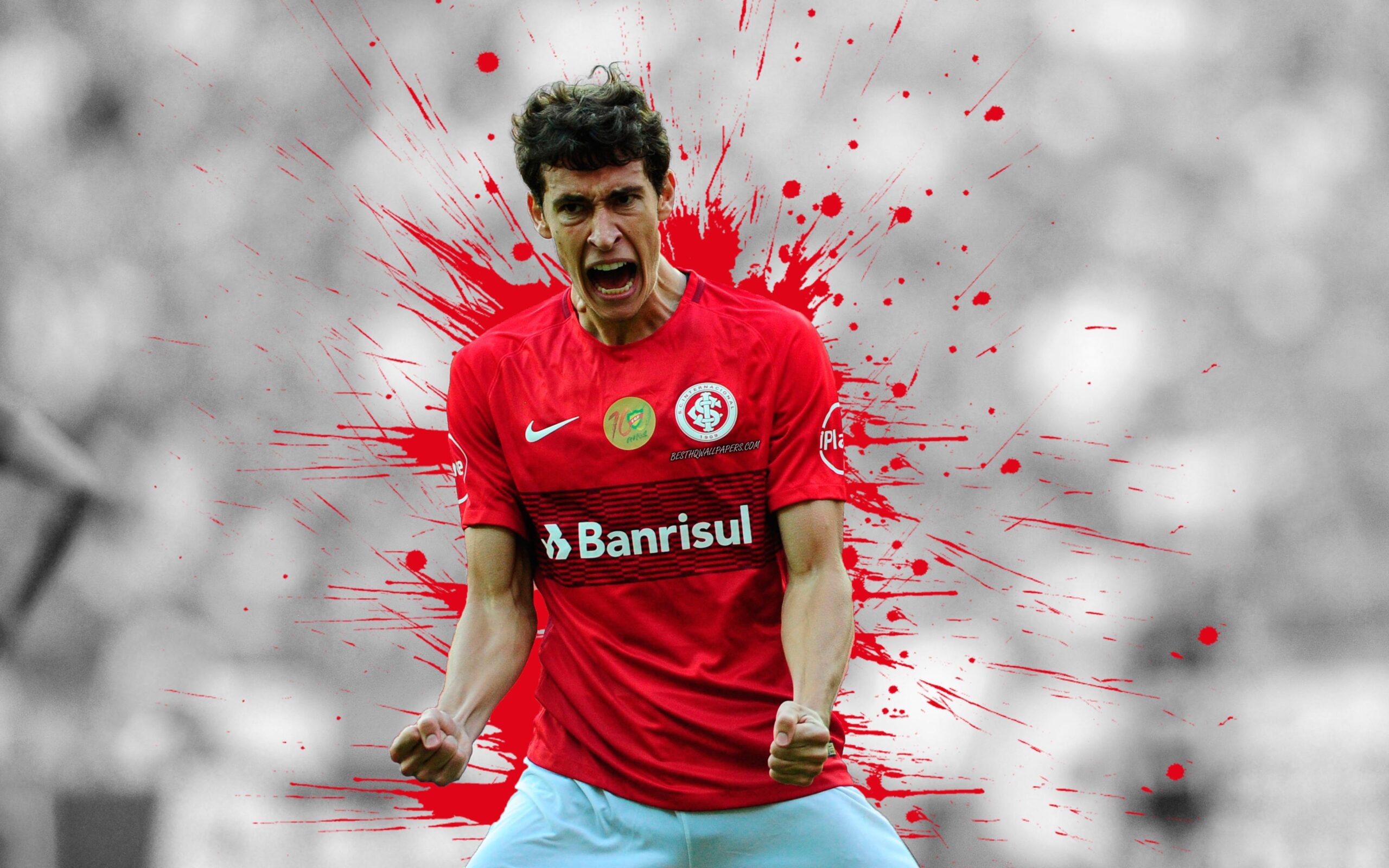 Download wallpapers Rodrigo Dourado, 4k, Internacional FC, Sport