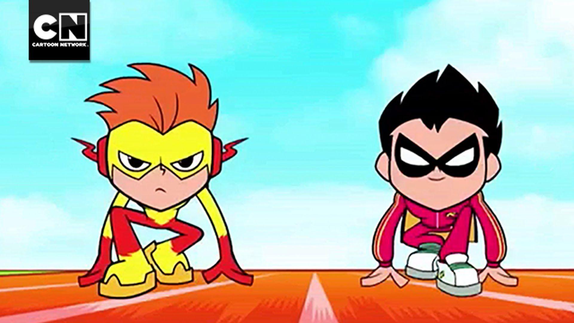 Robin Races Kid Flash I Teen Titans Go! I Cartoon Network