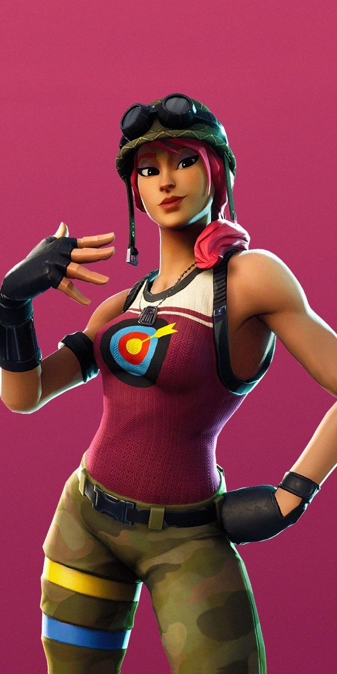 Bullseye, girl character, Fortnite, Season 6, 2018,