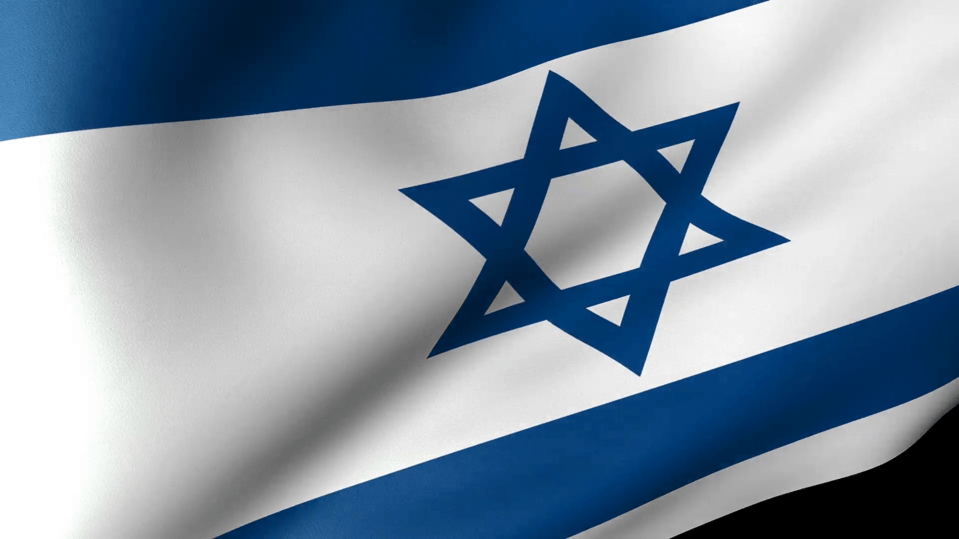 Israel Flag Waving Motion Backgrounds