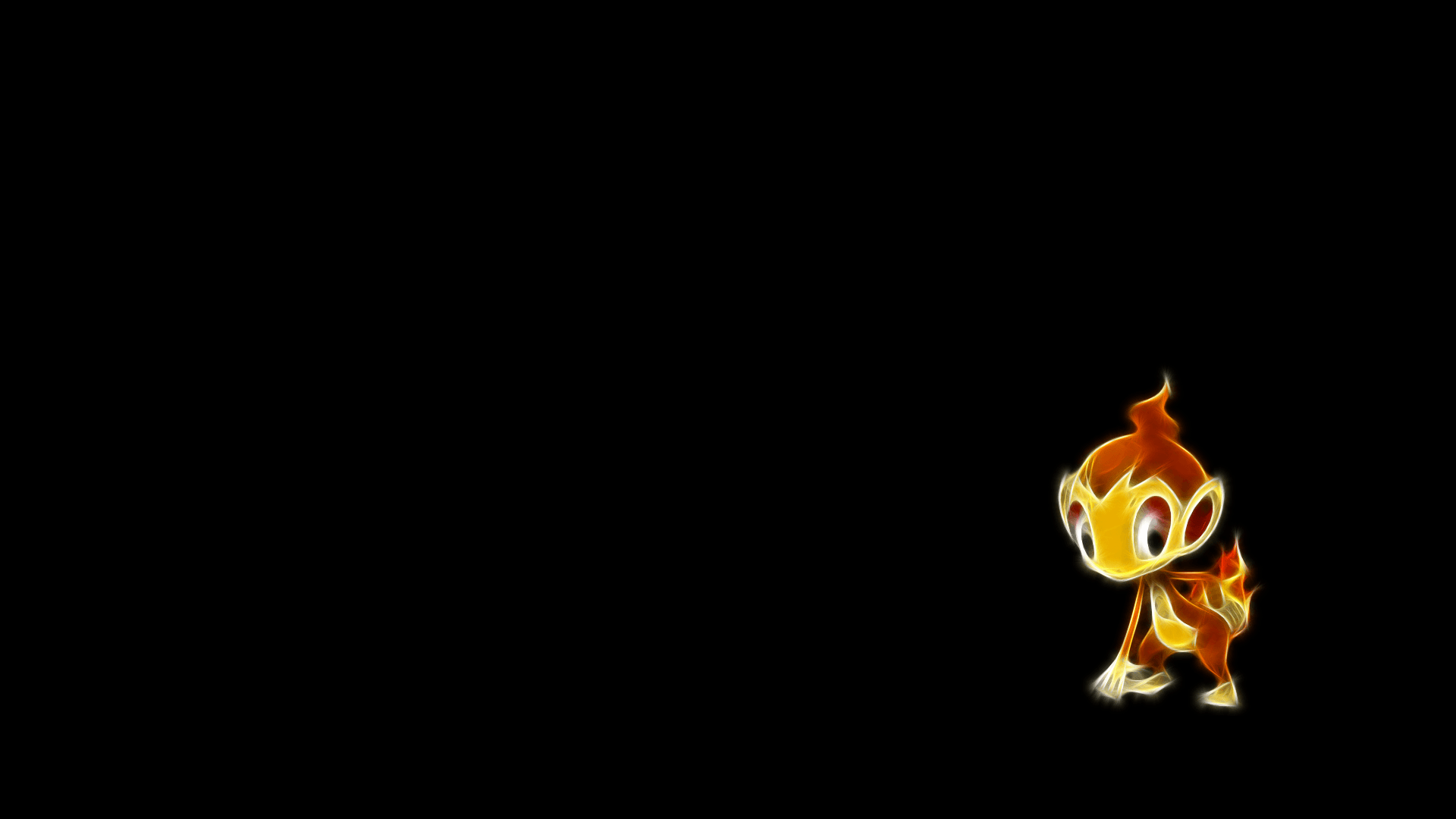 ScreenHeaven: Pokemon chimchar simple backgrounds desktop and mobile