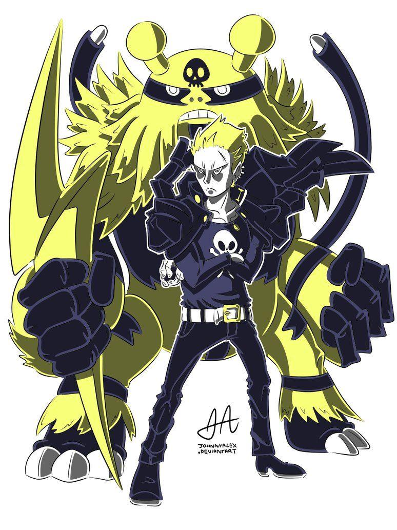 Kanji Tatsumi + Electivire Persona by JohnnyAlex