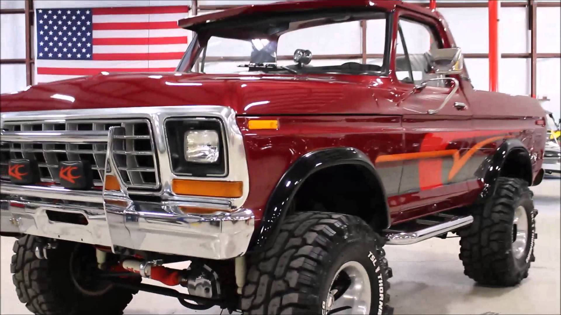 1979 Ford Bronco Burgundy