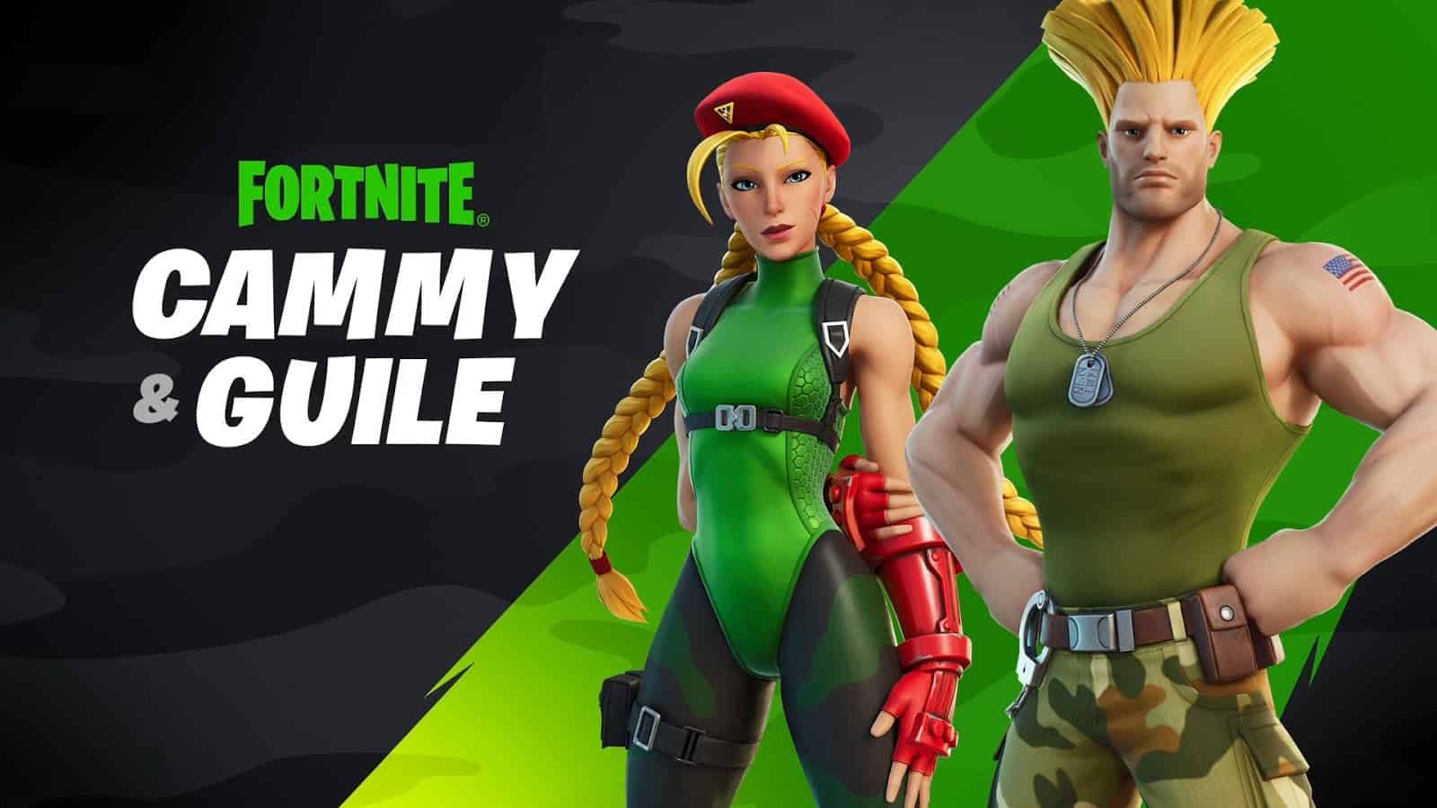 Fortnite x Street Fighter Introduces Guile & Cammy As New Skins