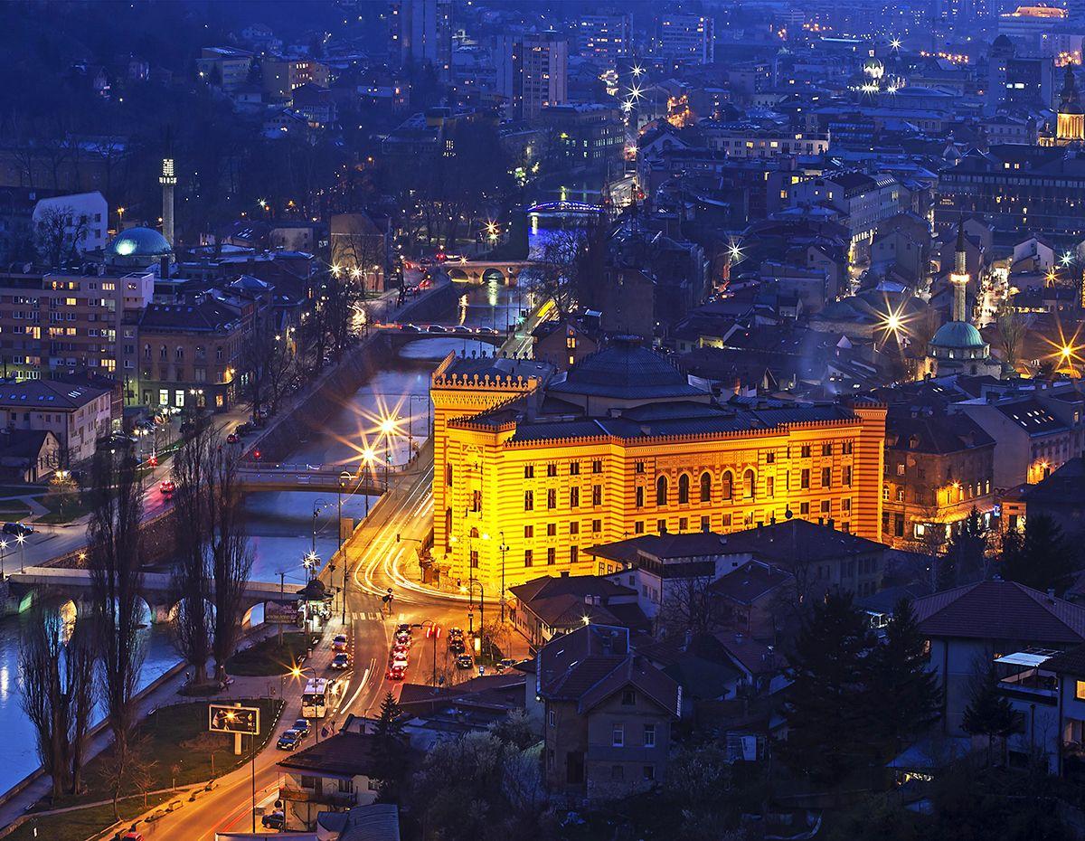 The Sarajevo city photos and hotels