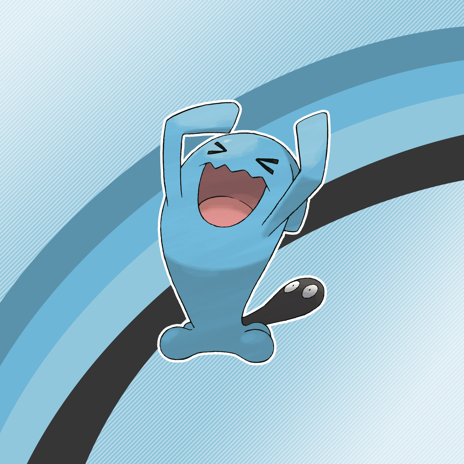 Wobbuffet wallpapers Minimalistic wallpapers