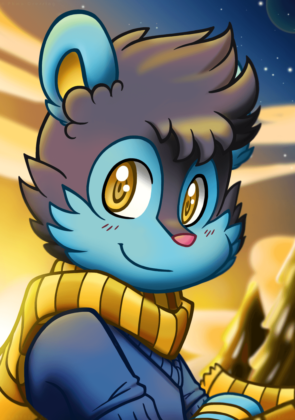 Bennet The Luxio by BuizelCream