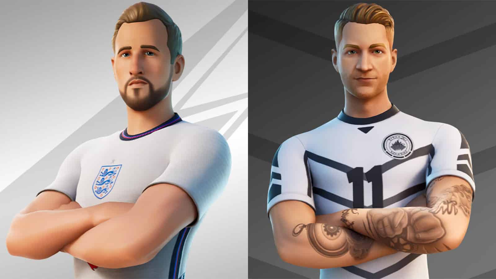 How to get Harry Kane & Marco Reus Fortnite skins