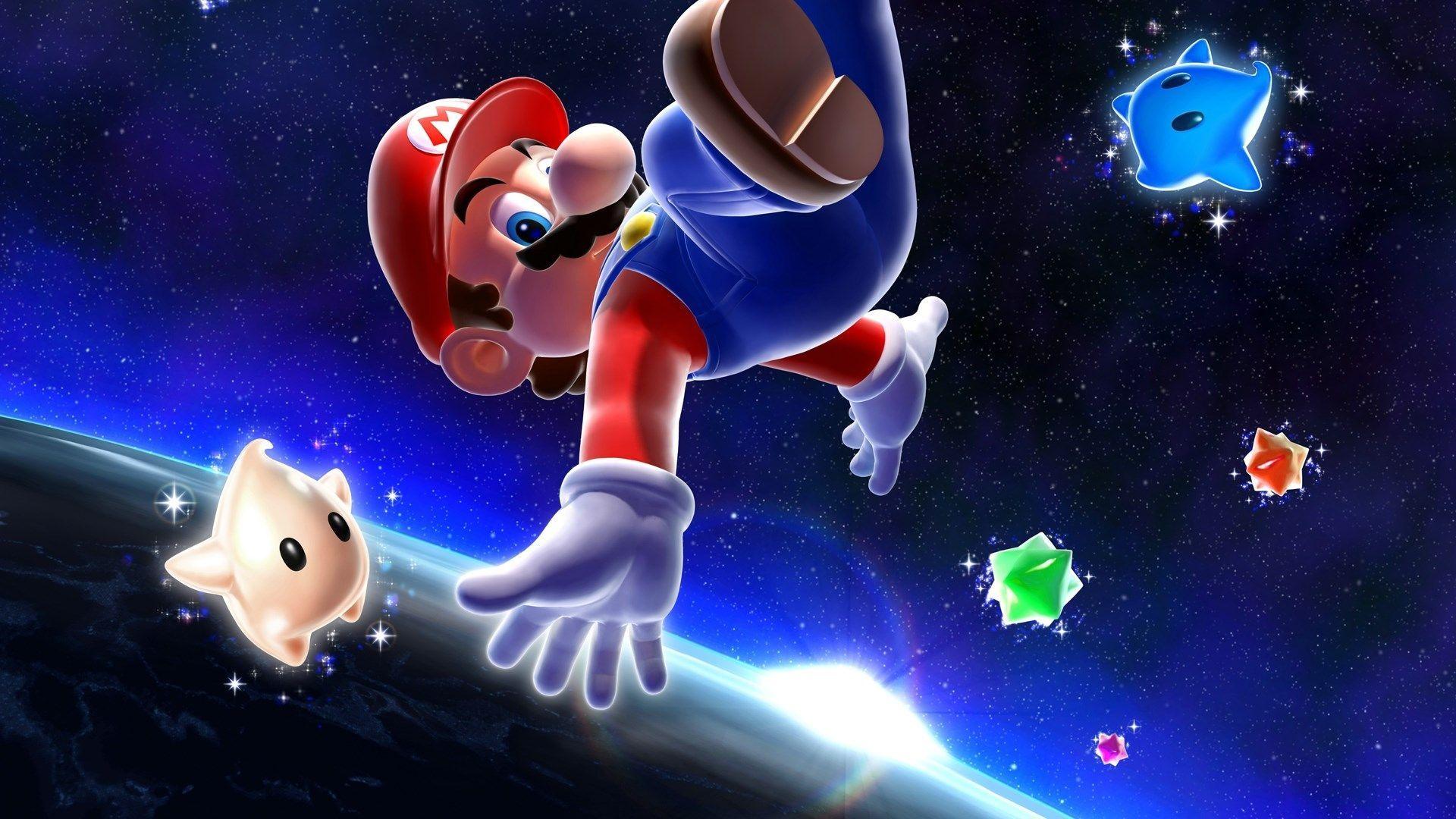 super mario galaxy backgrounds wallpapers free