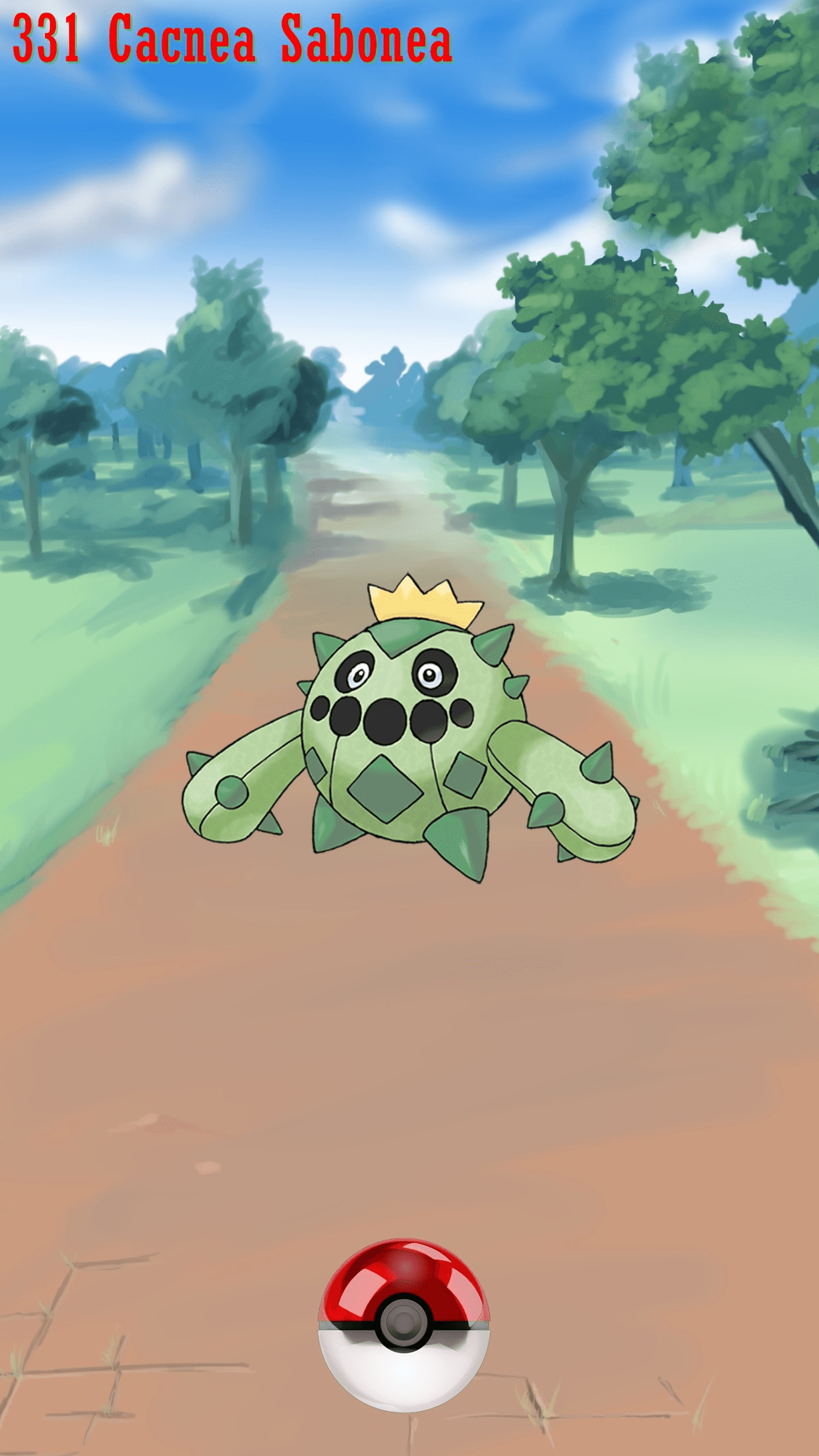 331 Street Pokeball Cacnea Sabonea