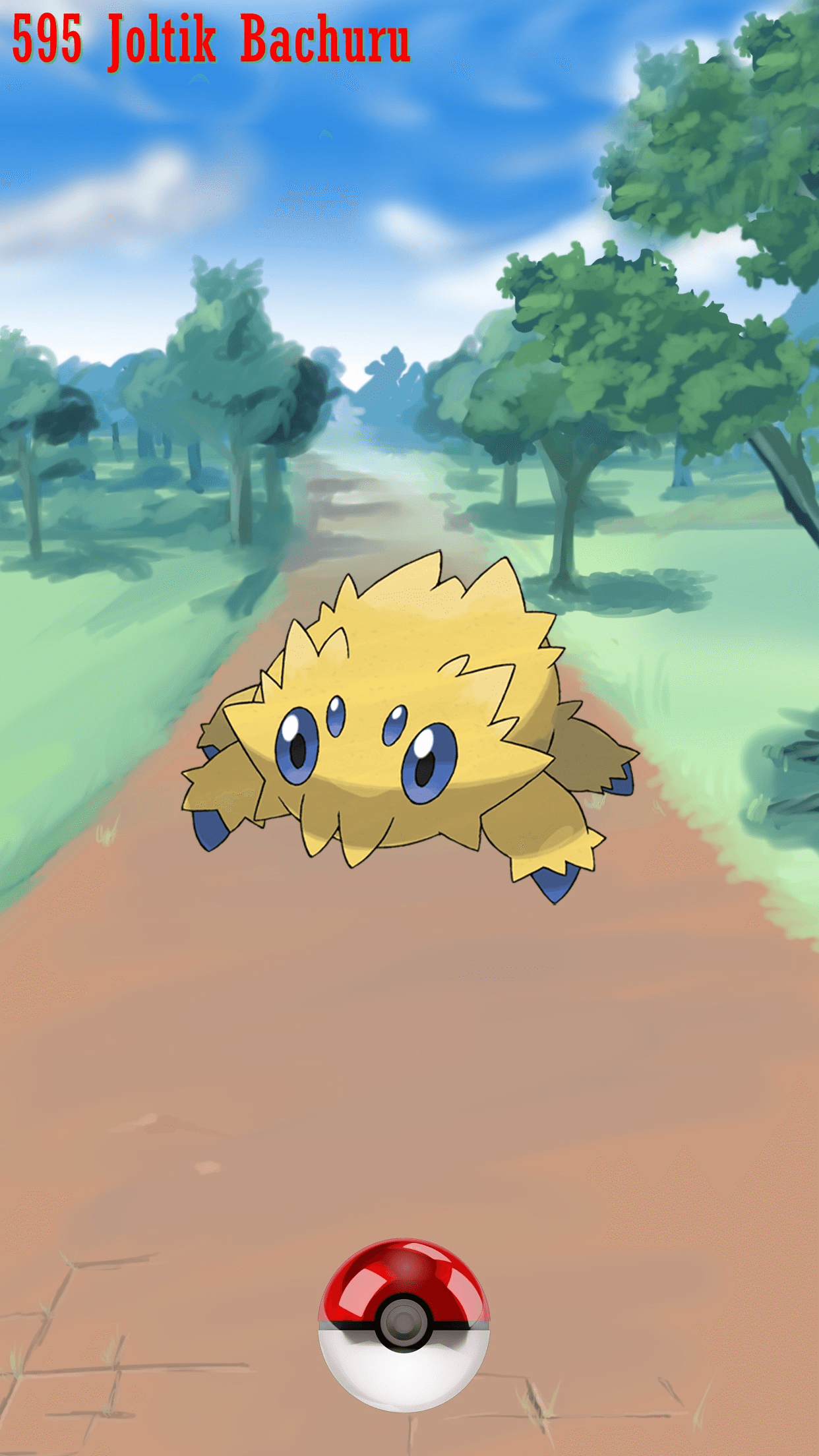 595 Street Pokeball Joltik Bachuru