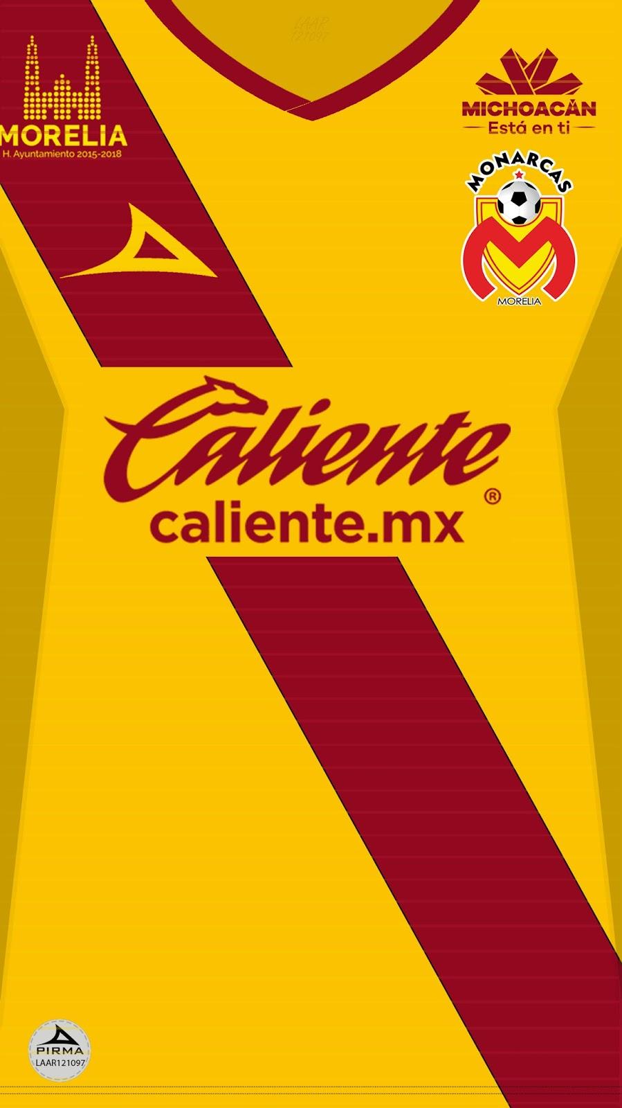 Wallpapers Jersey Monarcas Morelia 2017