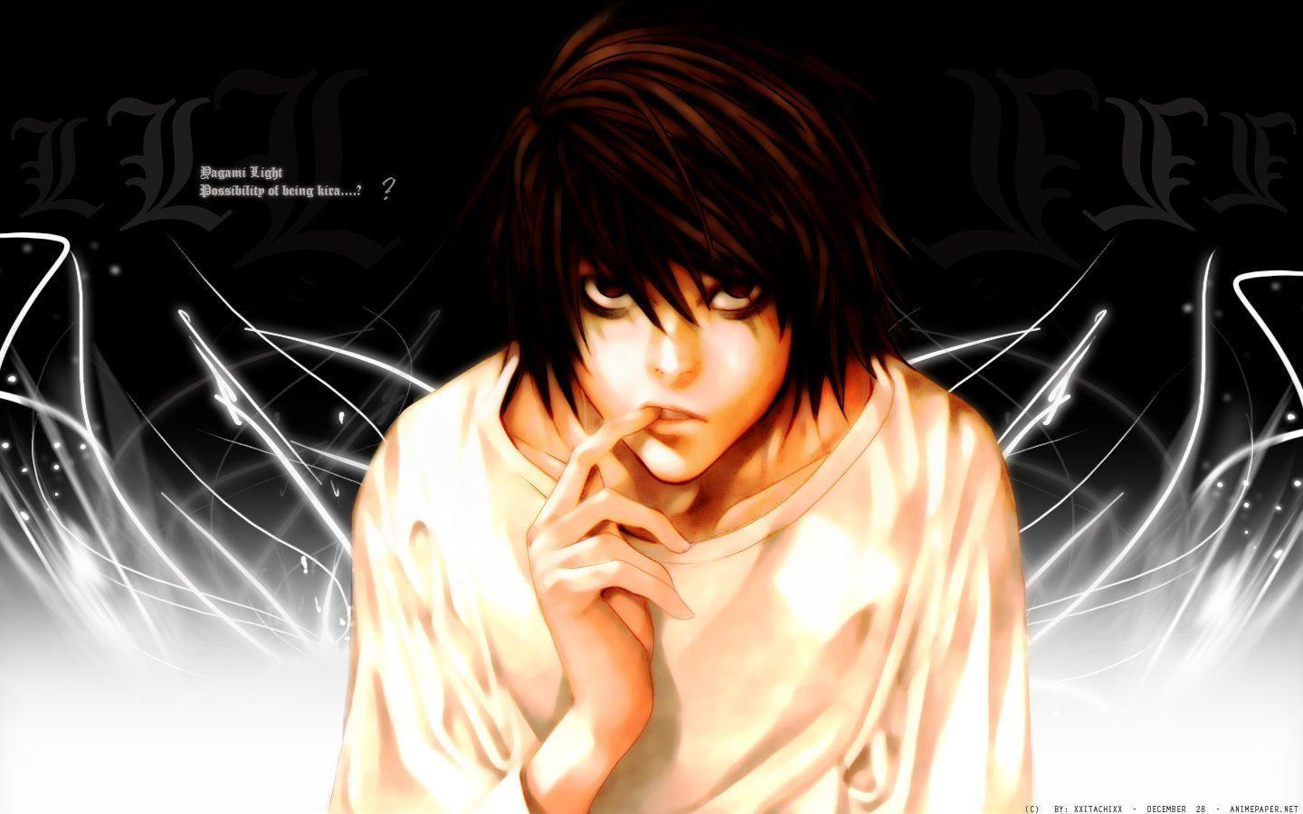 Wallpapers For > Death Note L Wallpapers Hd