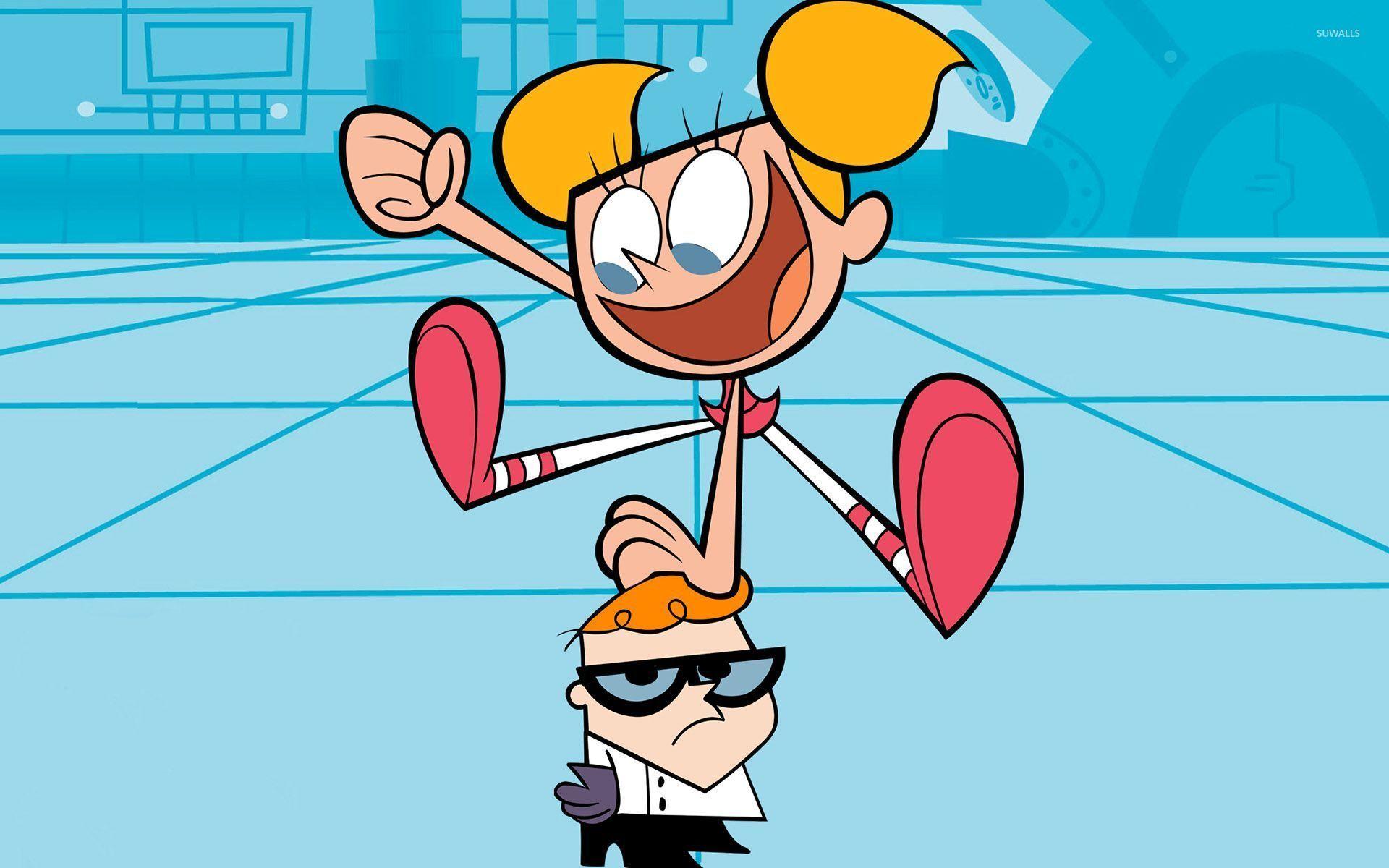 Dee Dee on Dexter’s head