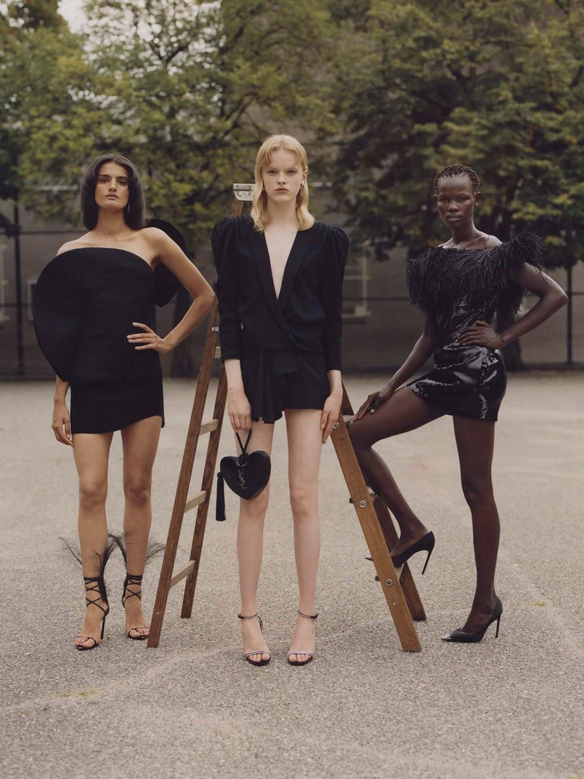 Dipti Sharma, Hannah Motler & Shanelle Nyasiase in PorterEdit