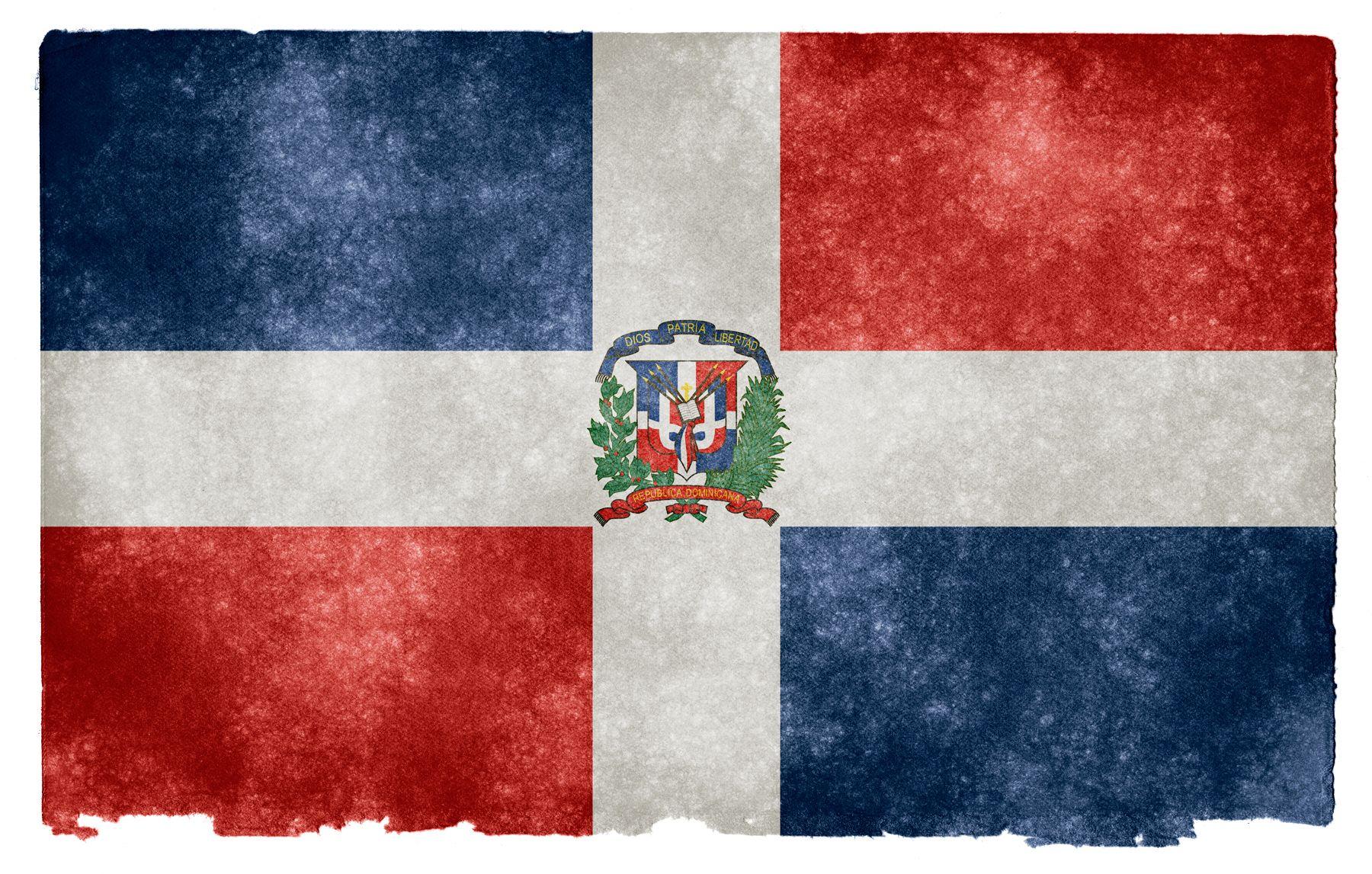 Dominican Republic Grunge Flag HD Wallpapers