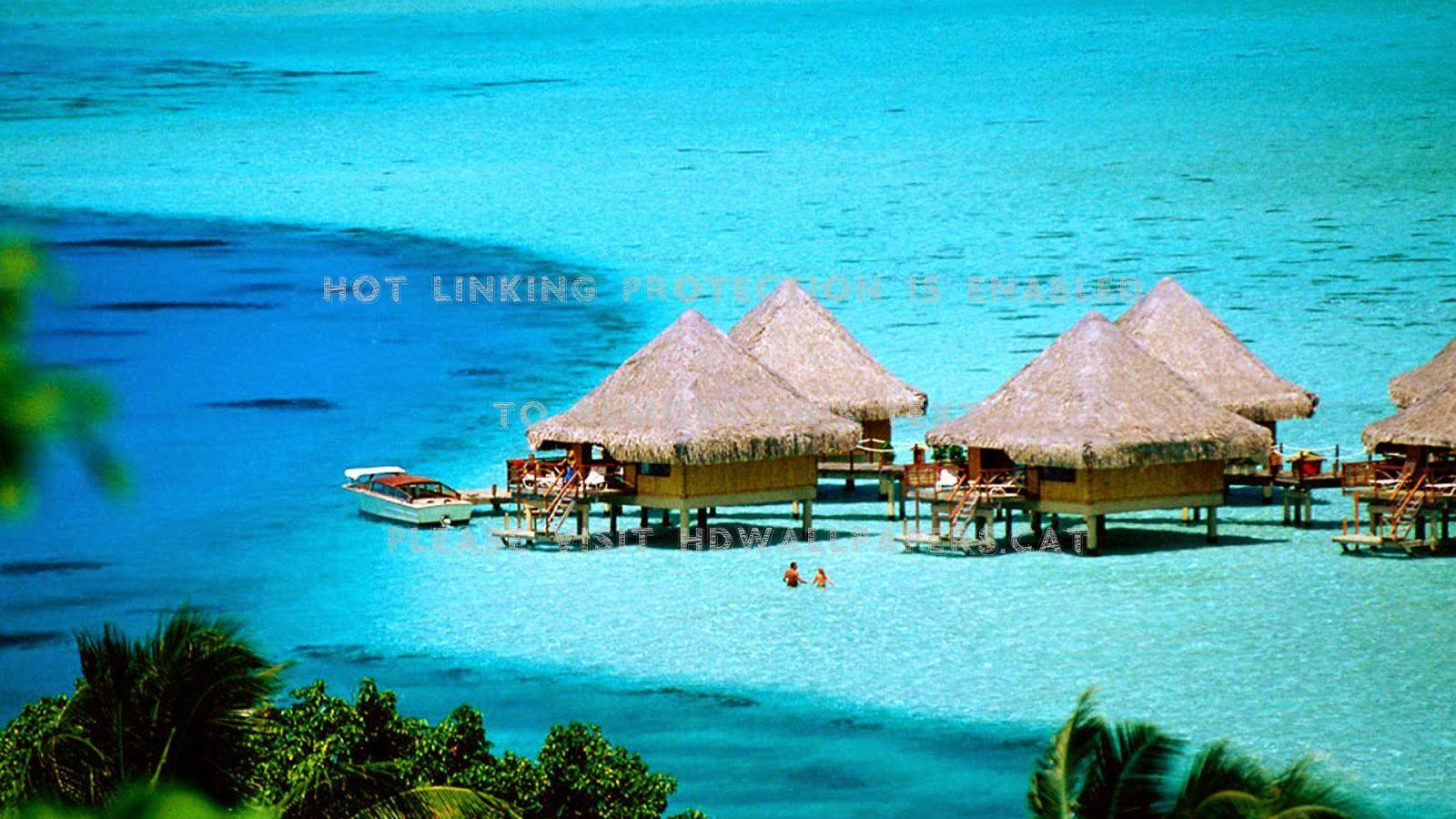 raja ampat islands indonesia huts pacific