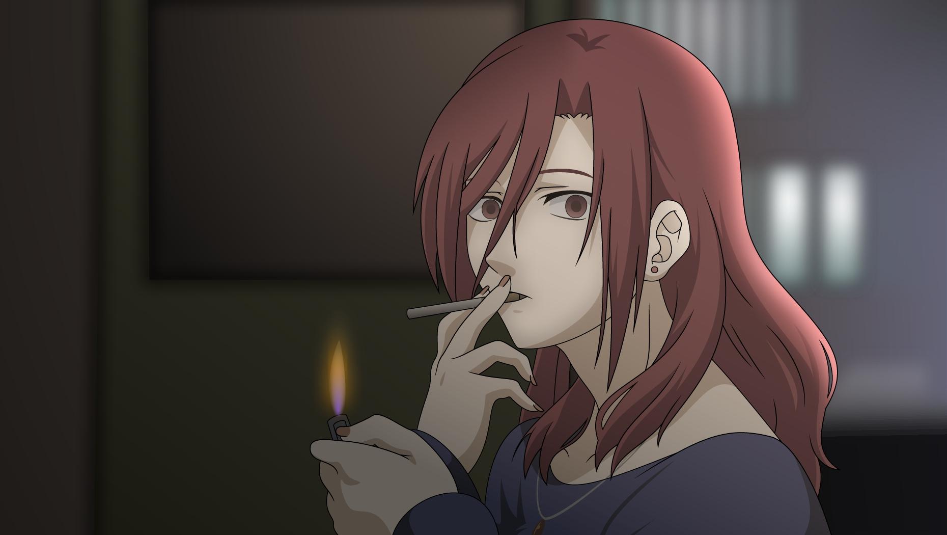 kara no kyoukai cigarettes aozaki touko High Quality Wallpapers,High