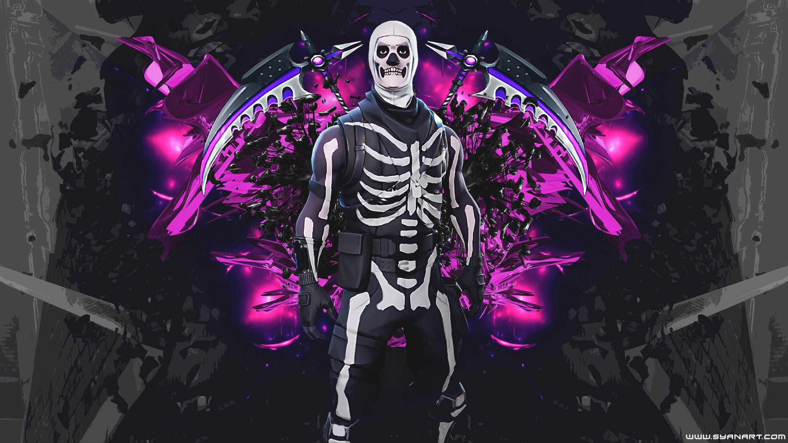 Fortnite Skull Trooper 4K Wallpapers