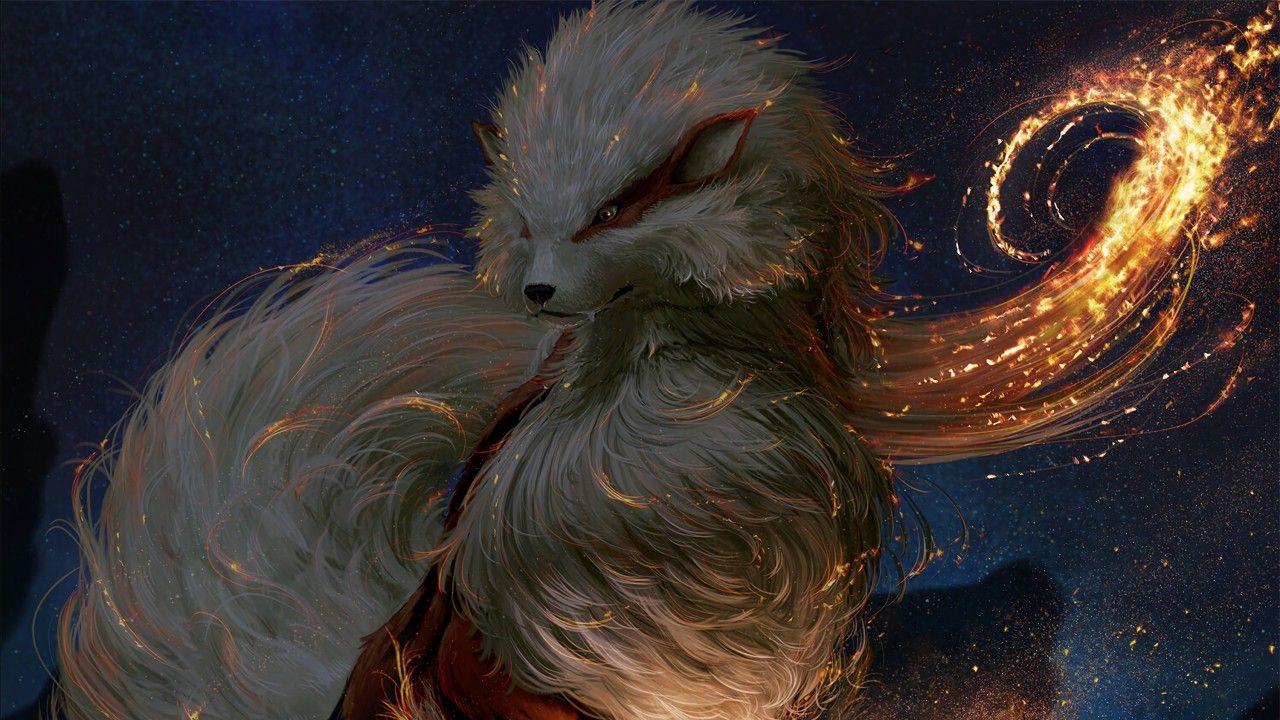 Wallpapers Arcanine, Fire Pokemon, HD, Games,