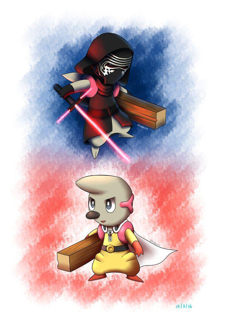 Kylo Timburr or Timburr Ren and One Punch Timburr by BluuKiss on