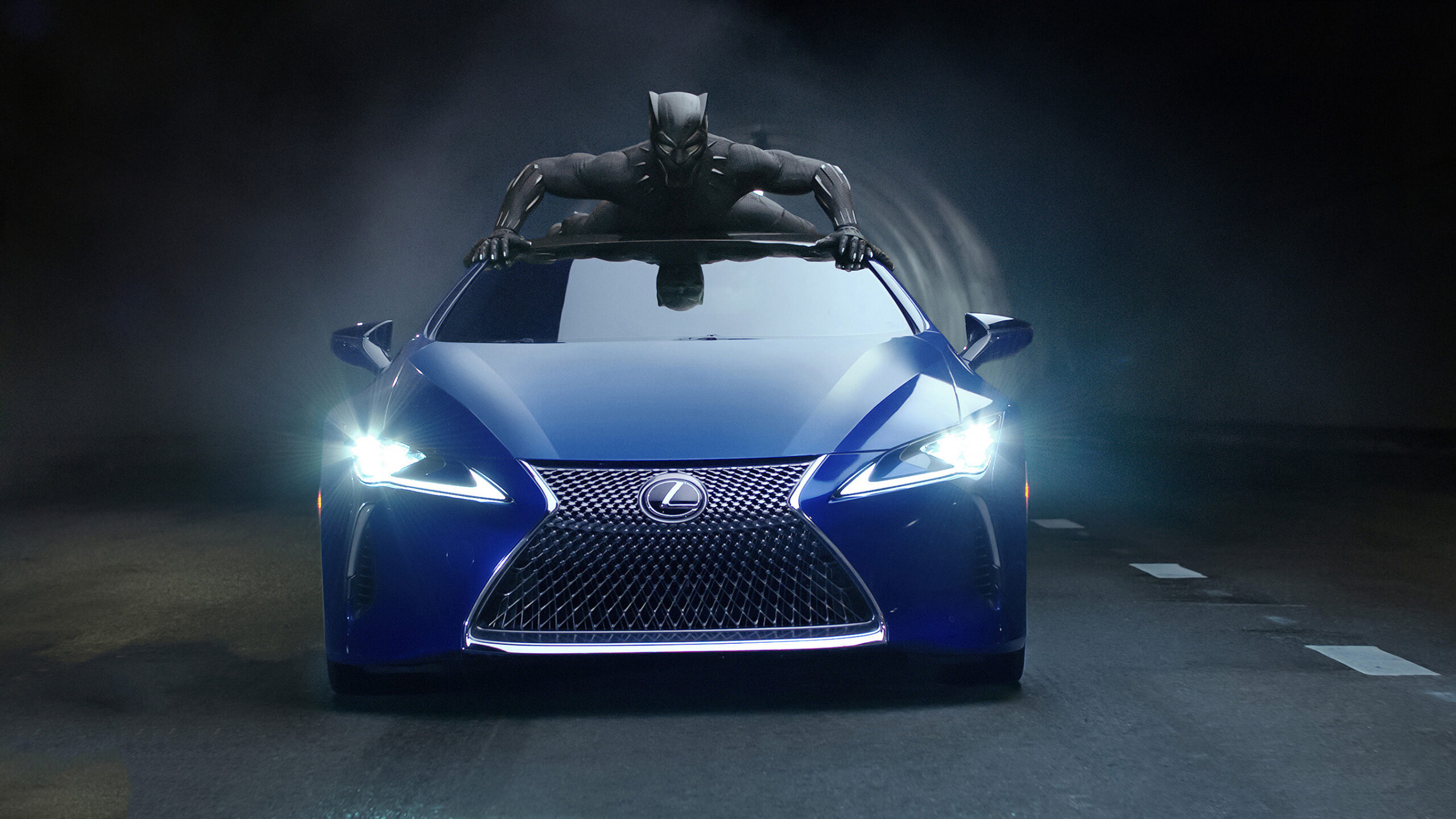 Lexus Black Panther LC 500 2018, HD Cars, 4k Wallpapers, Image