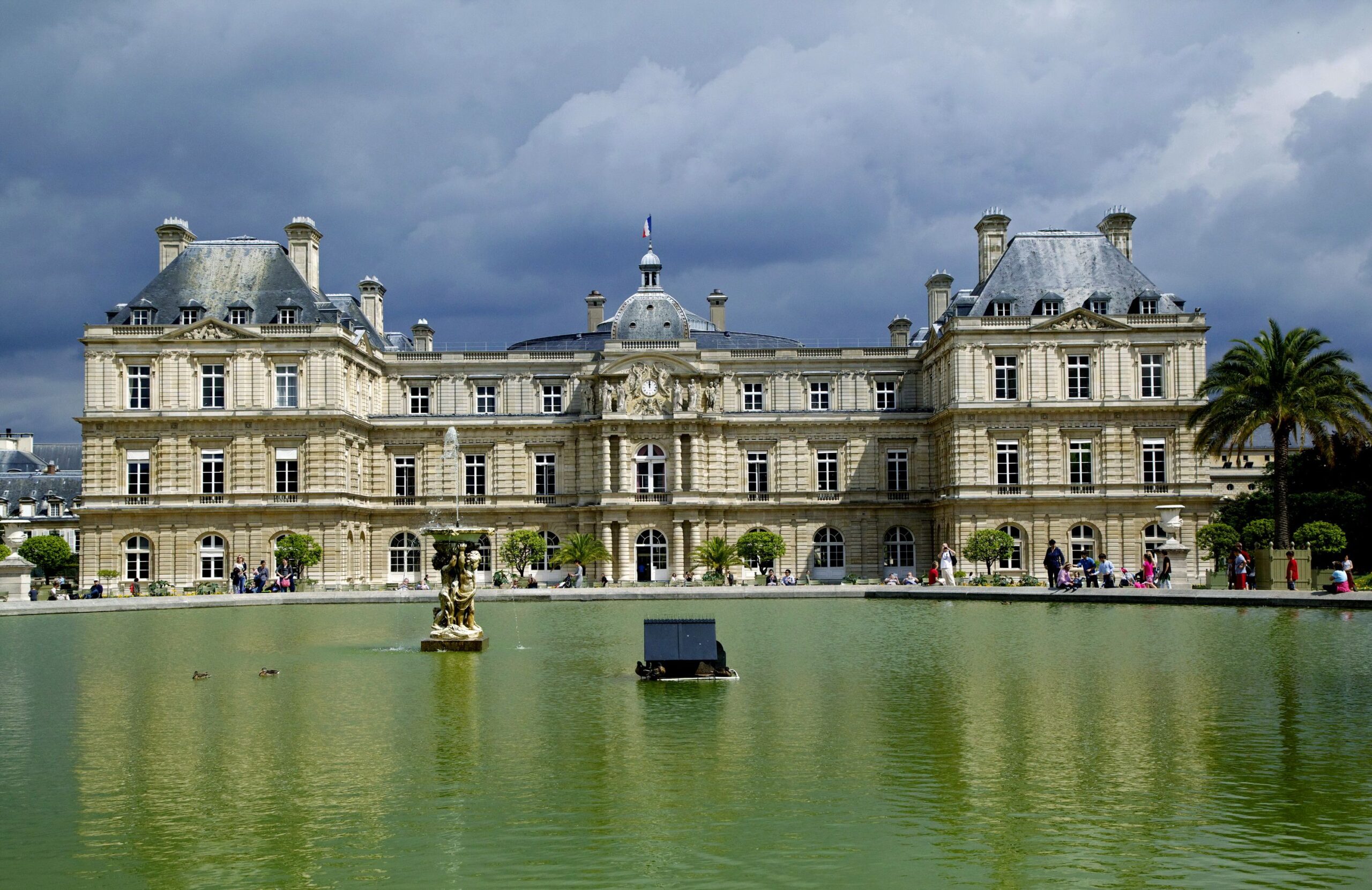 Wallpapers Paris Palace France Luxembourg Castles Sky